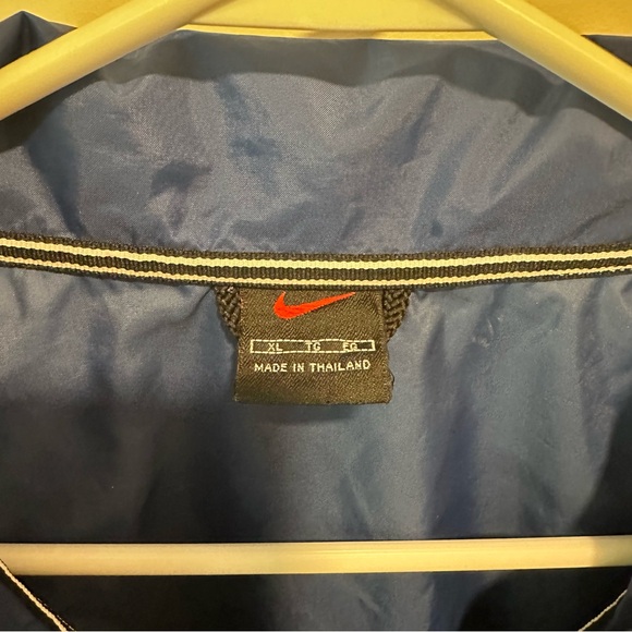 VINTAGE 90s Nike Windbreaker Jacket - XL Blue/Black - Picture 5 of 5